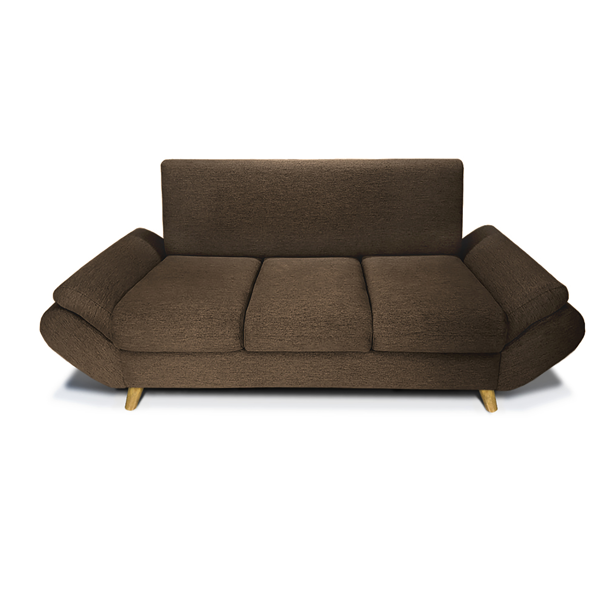 Sofa Roma 3 Puestos Color Marron